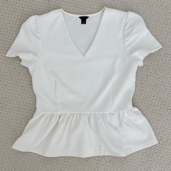 Ann Taylor Tops - Ann Taylor Petite Peplum Top